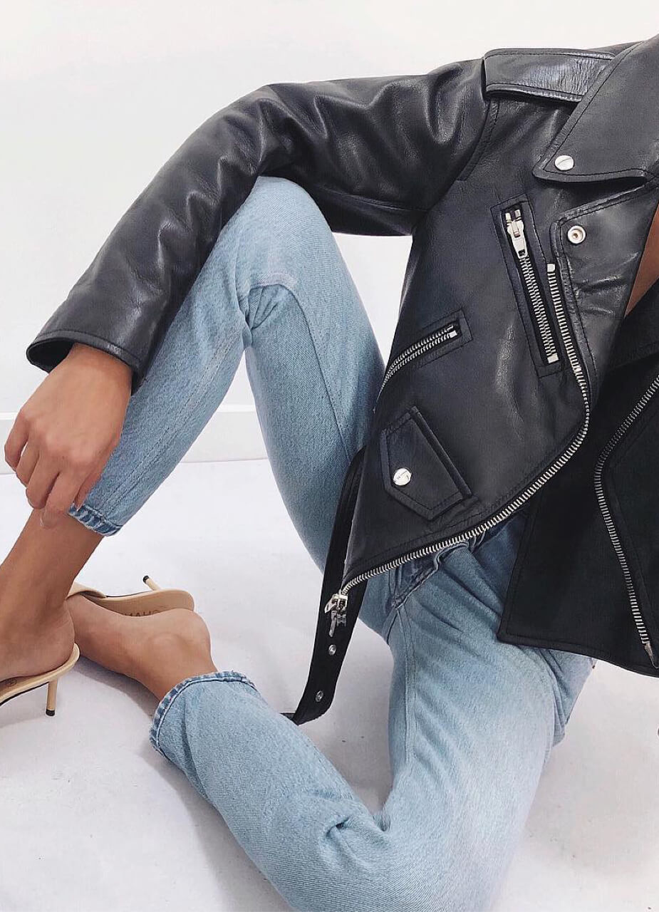 woneb leather jackets