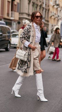 Μακρύ σορτσάκι με ψηλή μπότα