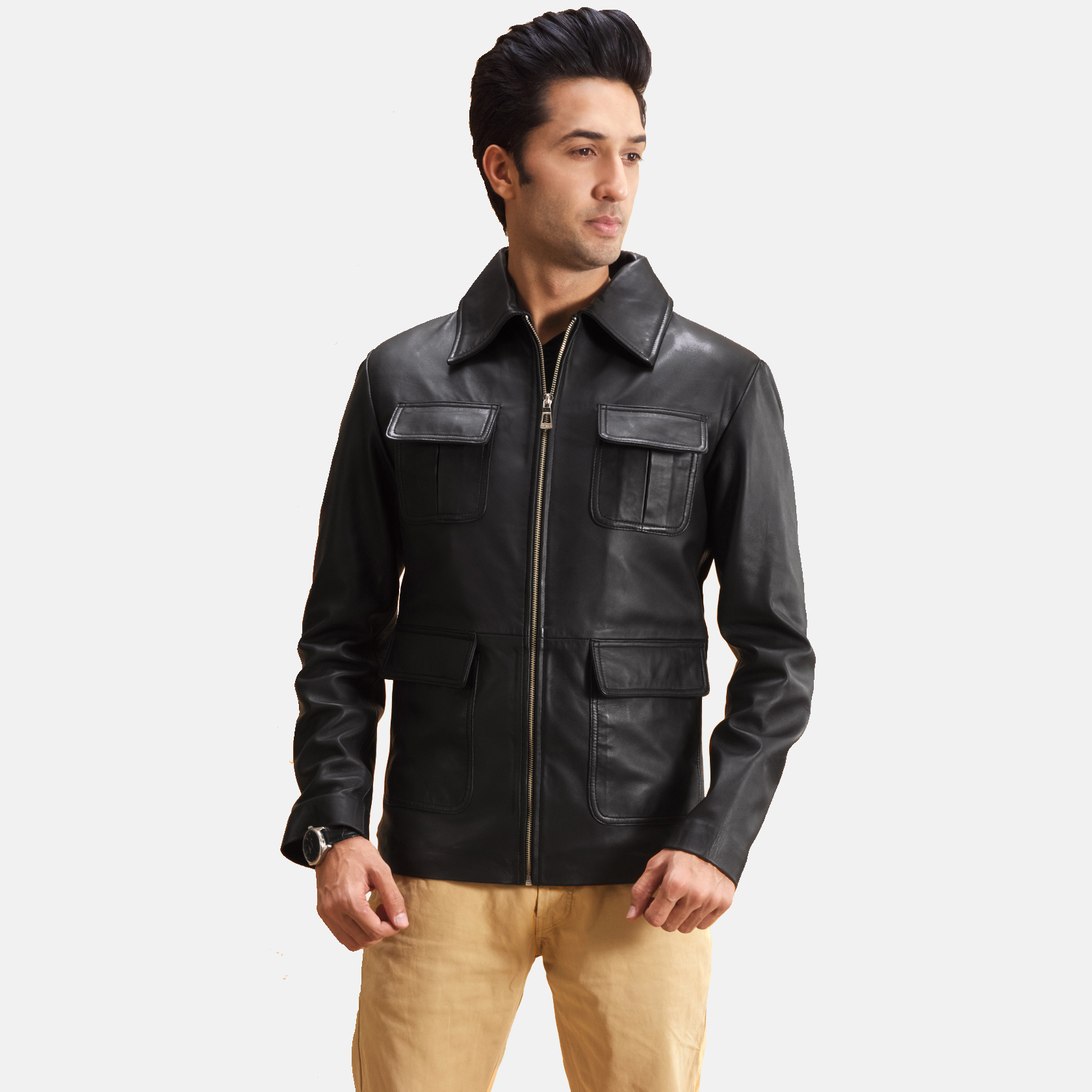 Black Four Pocket Jacket Zoom 2 1522078699422