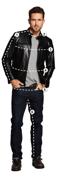 mens outerwear sizechart