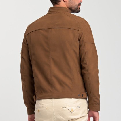 Jack &#38; Jones men&#39;s jacket in a biker design and with a regular fit.